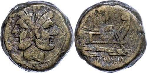 Coins Roman Republic Anonymous, As ... 