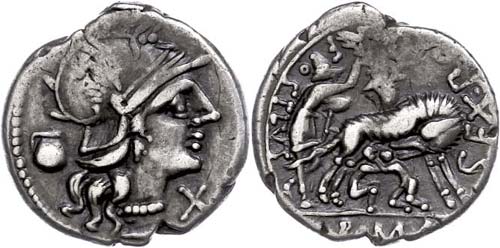 Coins Roman Republic Sextus ... 