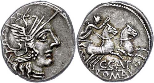 Coins Roman Republic C. Porcius ... 