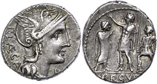 Coins Roman Republic P. Porcius ... 