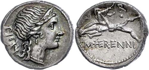 Coins Roman Republic M. Herennius, ... 