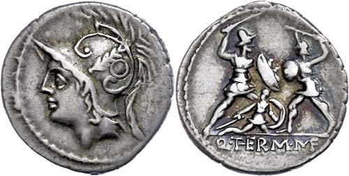 Coins Roman Republic Q. Minutius ... 