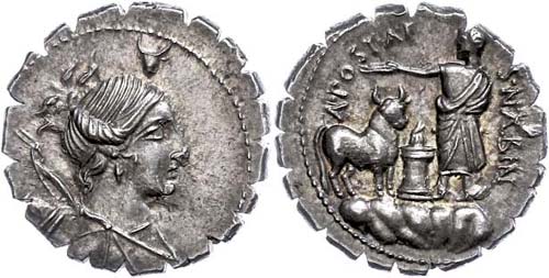 Coins Roman Republic A. Postumius ... 
