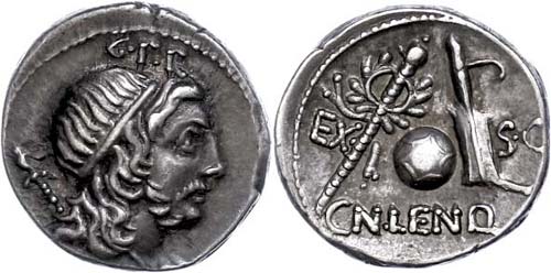 Coins Roman Republic Cn. Cornelius ... 