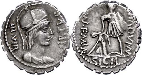 Coins Roman Republic Mn. Aquilius, ... 