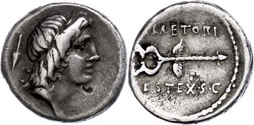 Coins Roman Republic M. Plaetorius ... 