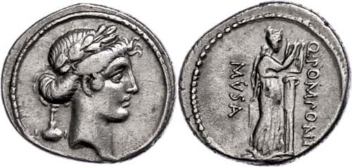 Coins Roman Republic Q. Pomponius ... 