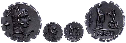 Coins Roman Republic L. Roscius ... 