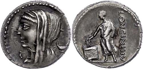 Coins Roman Republic L. Cassius ... 