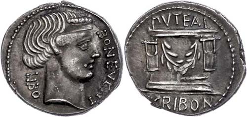 Coins Roman Republic L. Scibonius ... 
