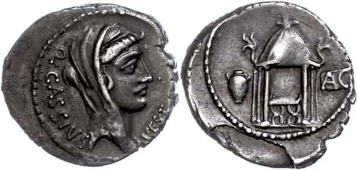 Coins Roman Republic Q. Cassius ... 