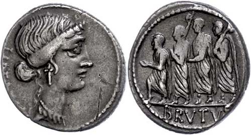 Coins Roman Republic M. Iunius Mad ... 