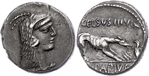 Coins Roman Republic L. Papius ... 