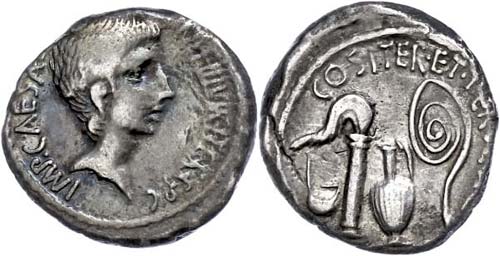 Coins Roman Republic Octavianus, ... 