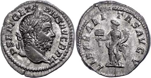 Coins Roman Imperial period Geta, ... 