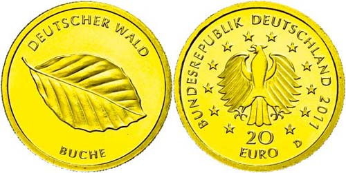 Federal coins after 1946 20 Euro, ... 
