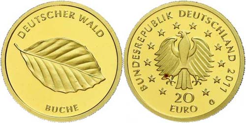 Federal coins after 1946 20 Euro, ... 