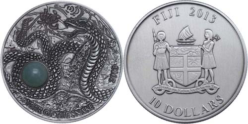 Fiji 10 dollars, 2013, Jahr oh the ... 
