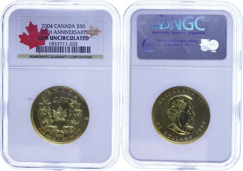 Kanada 50 Dollars, Gold, 2004. In ... 
