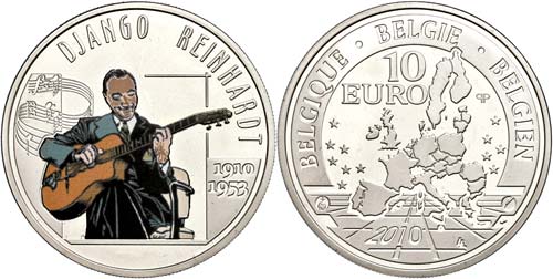 Belgien 10 Euro, 2010, 100. ... 
