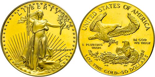 Coins USA 1 Ounce, Gold, 1986, ... 