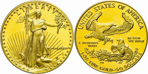 Coins USA 1 Ounce, Gold, 1987, ... 