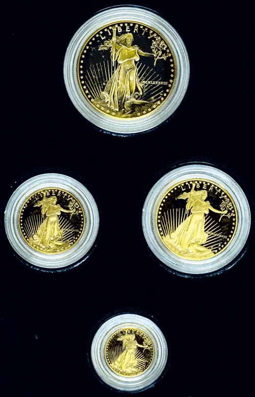 Coins USA Set to 1 / 10, 1 / 4, + ... 