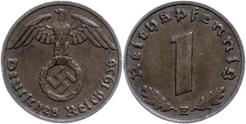 Coins Germany from 1933 to 1945  1 ... 