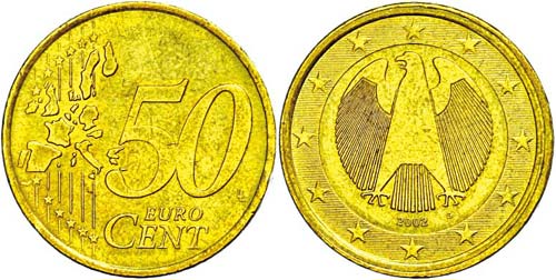 Münzen Bund ab 1946  50 Cent, ... 