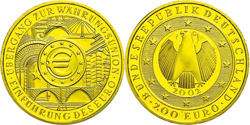 Münzen Bund ab 1946  200 Euro, ... 