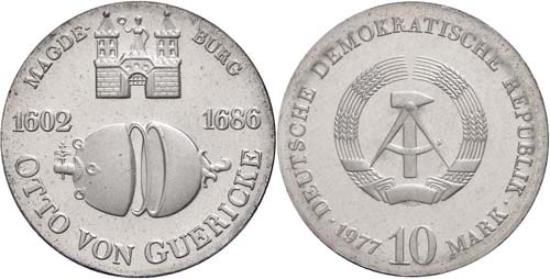 Münzen DDR  10 Mark, 1977, ... 