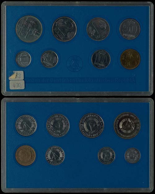 GDR Normal Use Coin Sets  1983, ... 