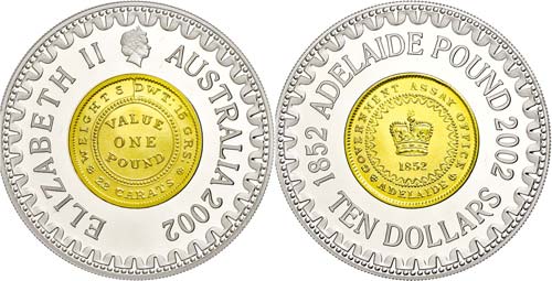Australia  10 Dollars, 2002, ... 