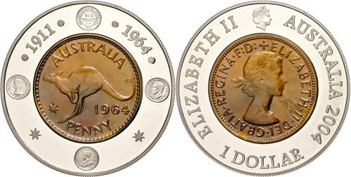 Australia  1 Dollar, 2004, ... 