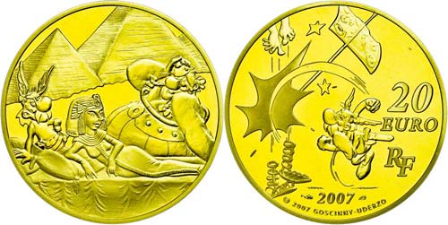 France  20 Euro, Gold, 2007, ... 