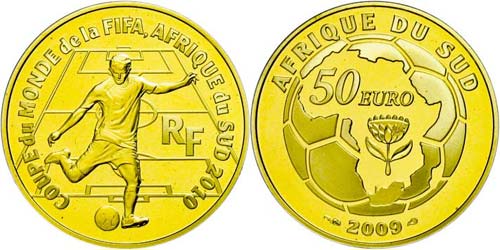 France  50 Euro, Gold, 2009, ... 