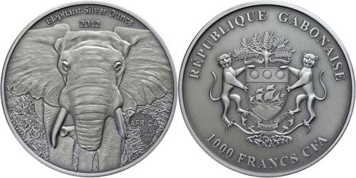 Gabon  1.000 Franc, 2012, Africa - ... 
