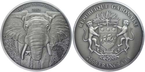 Gabon  2.000 Franc, 2012, Africa - ... 