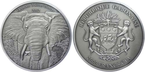Gabon  2.000 Franc, 2012, Africa - ... 