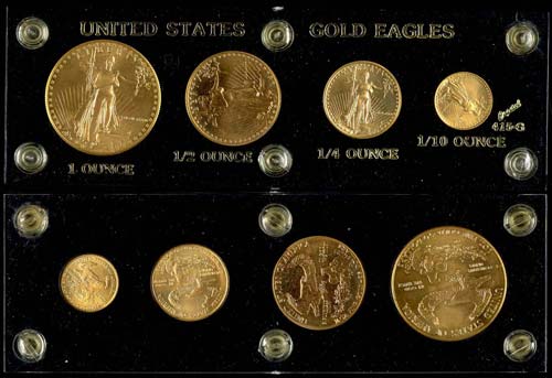 Coins USA  Set to 1 / 10, 1 / 4, + ... 