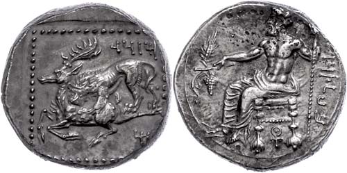 Cilicia Stater (10, 75g), 361-334 ... 