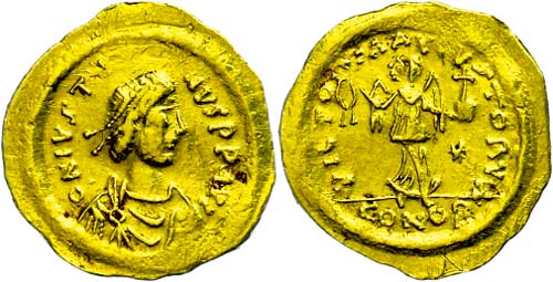 Coins Byzantium Justinian I., ... 