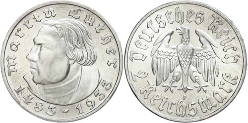 Coins Germany from 1933 to 1945 2 ... 