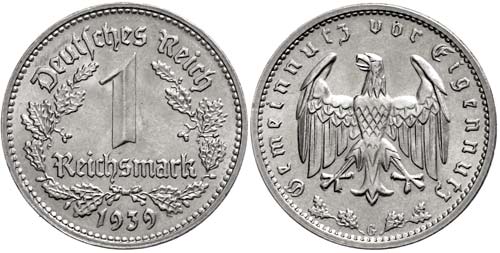 Coins Germany from 1933 to 1945 1 ... 