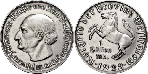 Coins German Areas Westfalia, 1 ... 