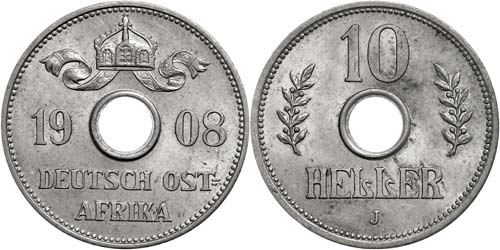 Coins German Colonies DOA, 10 ... 