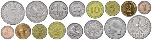 Bund Kursmünzensätze 1 Pfennig ... 