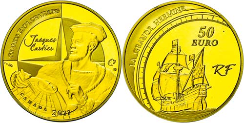 France 50 Euro, Gold, 2011, Jock ... 