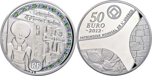 France 50 Euro, 2012, Temple from ... 