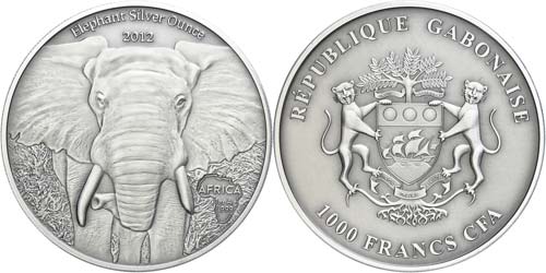 Gabon 1.000 Franc, 2012, Africa - ... 